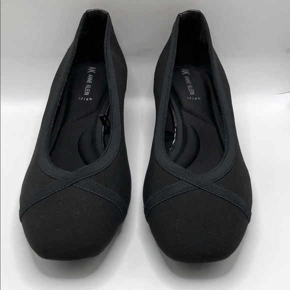 Anne Klein Women’s Black Wedge Shoes - Picture 3 of 8
